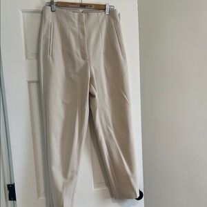 ZARA Cream Tailored Trousers